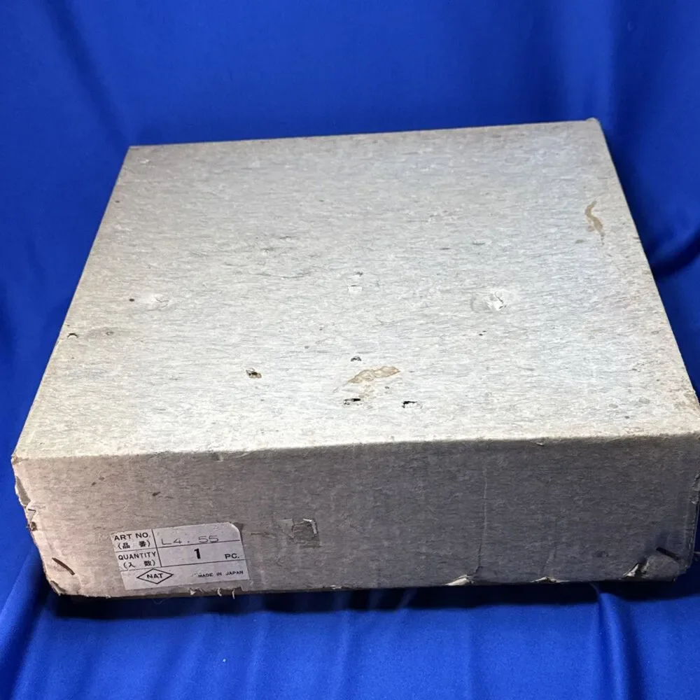 VINTAGE ORIENTAL FLORAL LAZY SUSAN WITH INSERT TRAY With Original Box